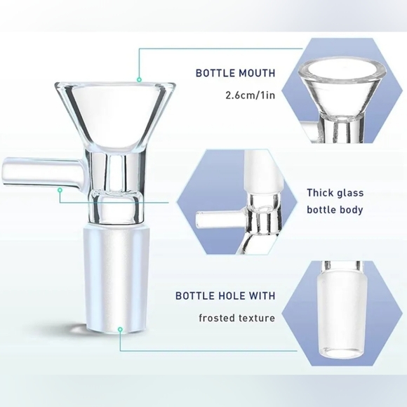 π¬οΈπ« Glass Funnel Bowl - Picture 2 of 3